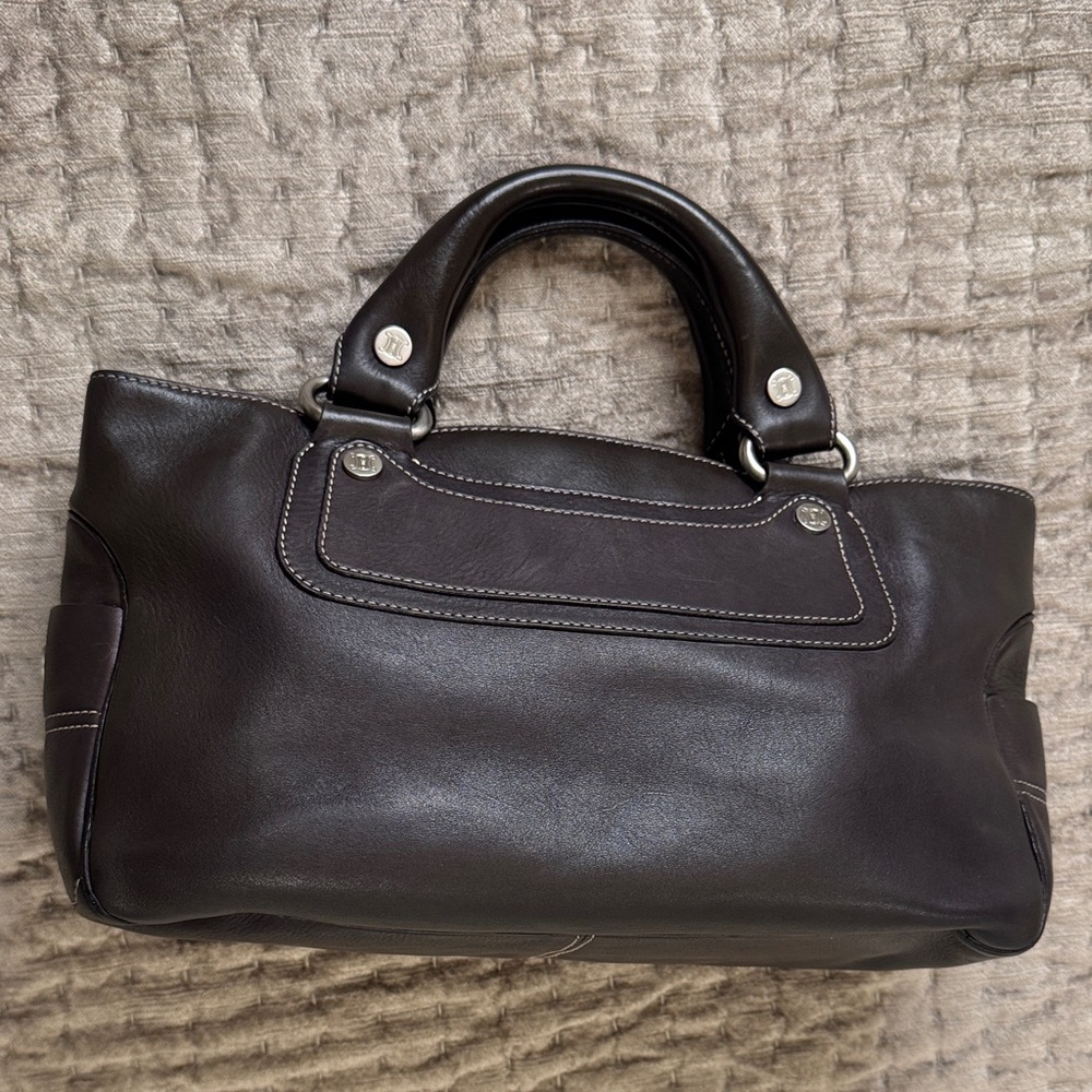 Celine Dark Brown Leather Detail excellent condition